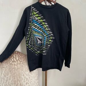 Volcom Black Crew Neck Shirt